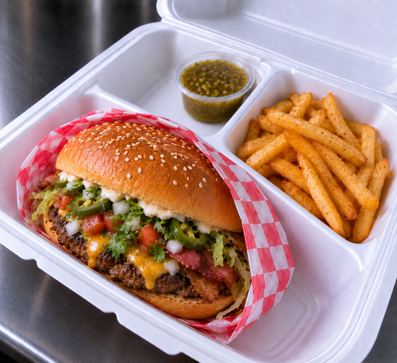 Hamburguesa Mexicana